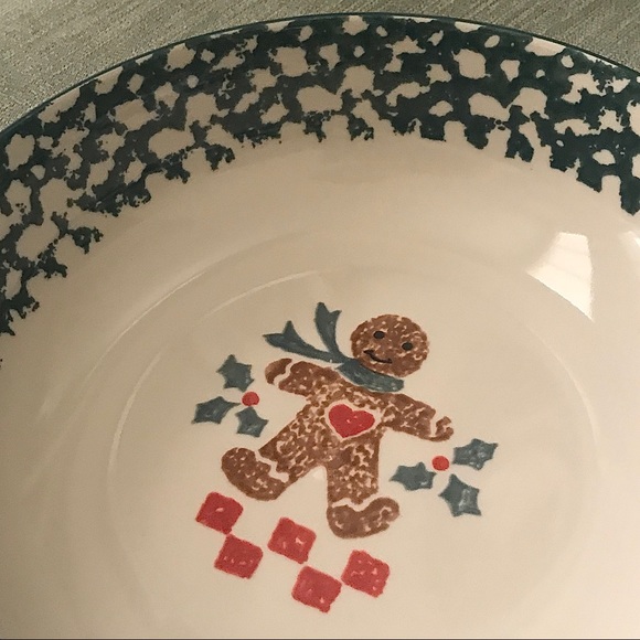 Folk Craft Gingerbread Tienshan 9-inch Serve Bowl - Picture 2 of 4